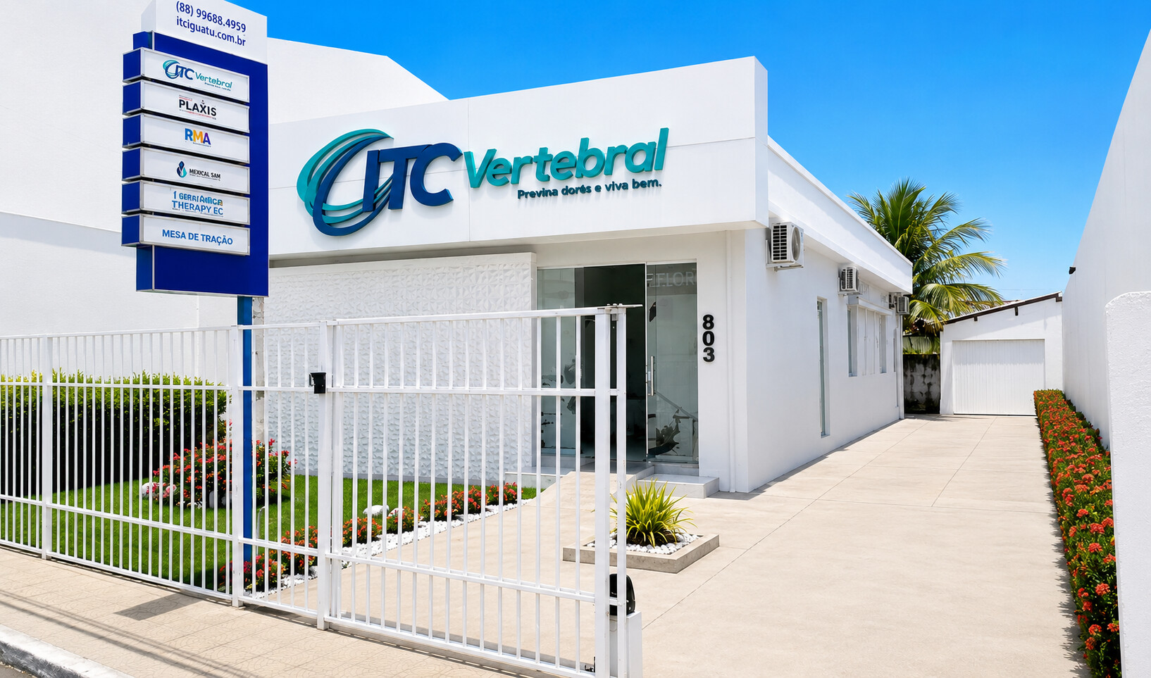 Fachada da clínica ITC Vertebral Iguatu
